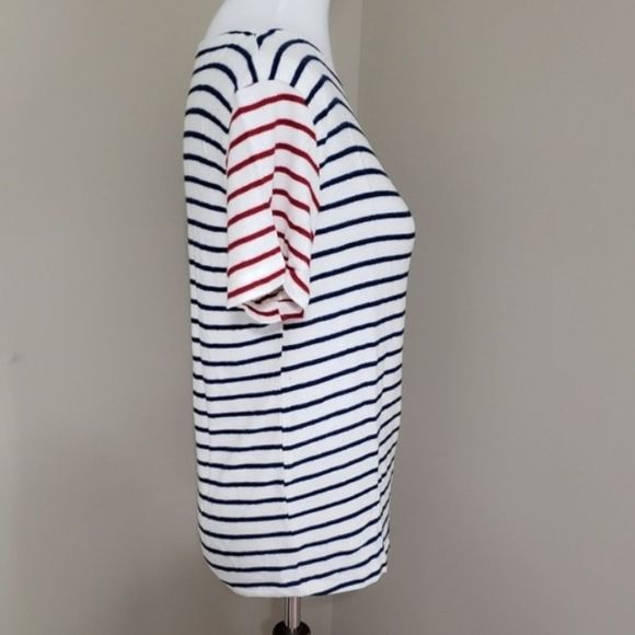 New Hye Park and Lune “Neptune” Premium Striped Casual T-Shirt Medium - Picture 4 of 8